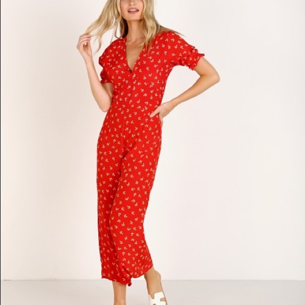 Faithfull the Brand Mallory Jumpsuit in Jeanne Print